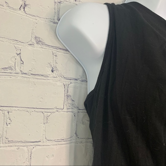 Black Cowl Neck Sleeveless Blouse Large - Picture 3 of 6